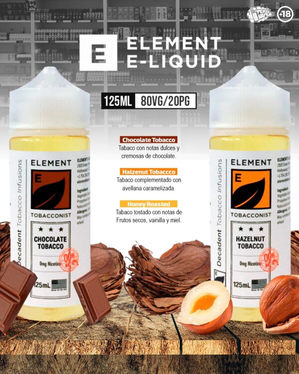 Element E-Liquid Tabaco